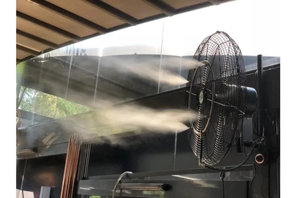 Cafe serinletme sistemi restoran ve teras uygulaması
