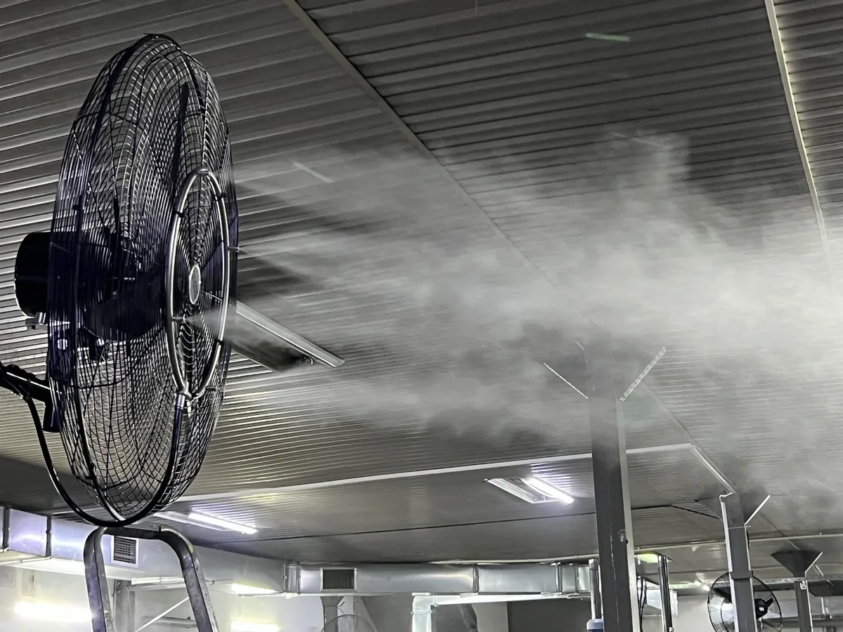 Depo & Lojistik Çözümleri için Avrupa Misting uygulama görseli