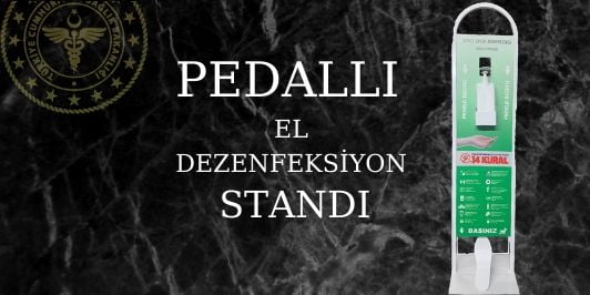 PEDALLI EL DEZENFEKTE STANDI